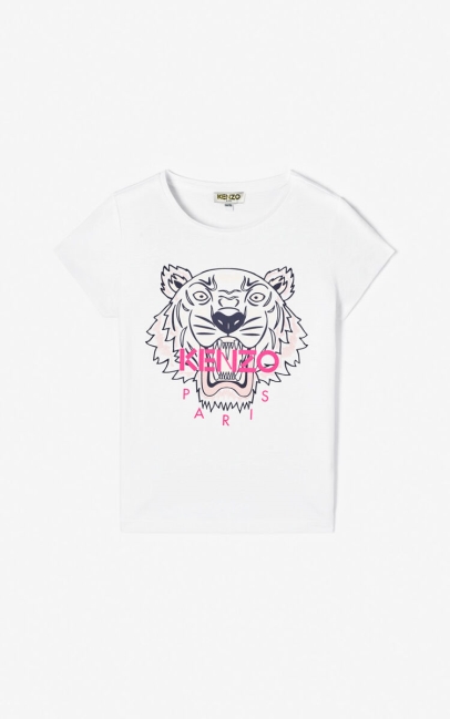 Kenzo Kids Tiger T-shirt White